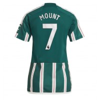 Dres Manchester United Mason Mount #7 Preč pre Ženy 2023-24 Krátky Rukáv